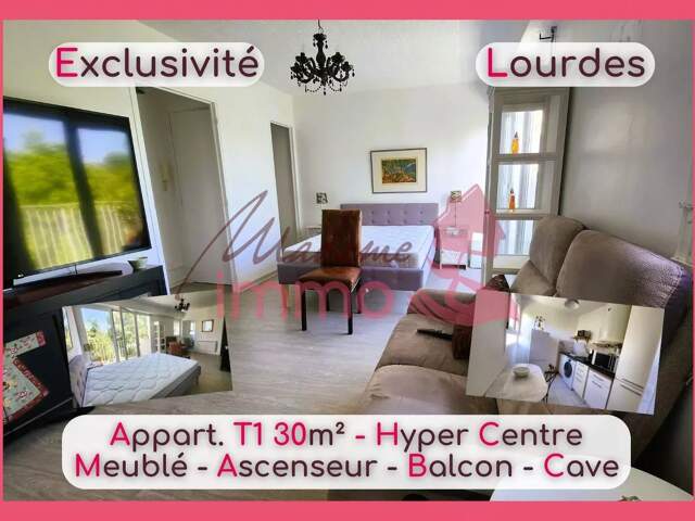 Appartement T1 MEUBLÉ Hyper Centre - Ascenseur et Balcon — photo du bien