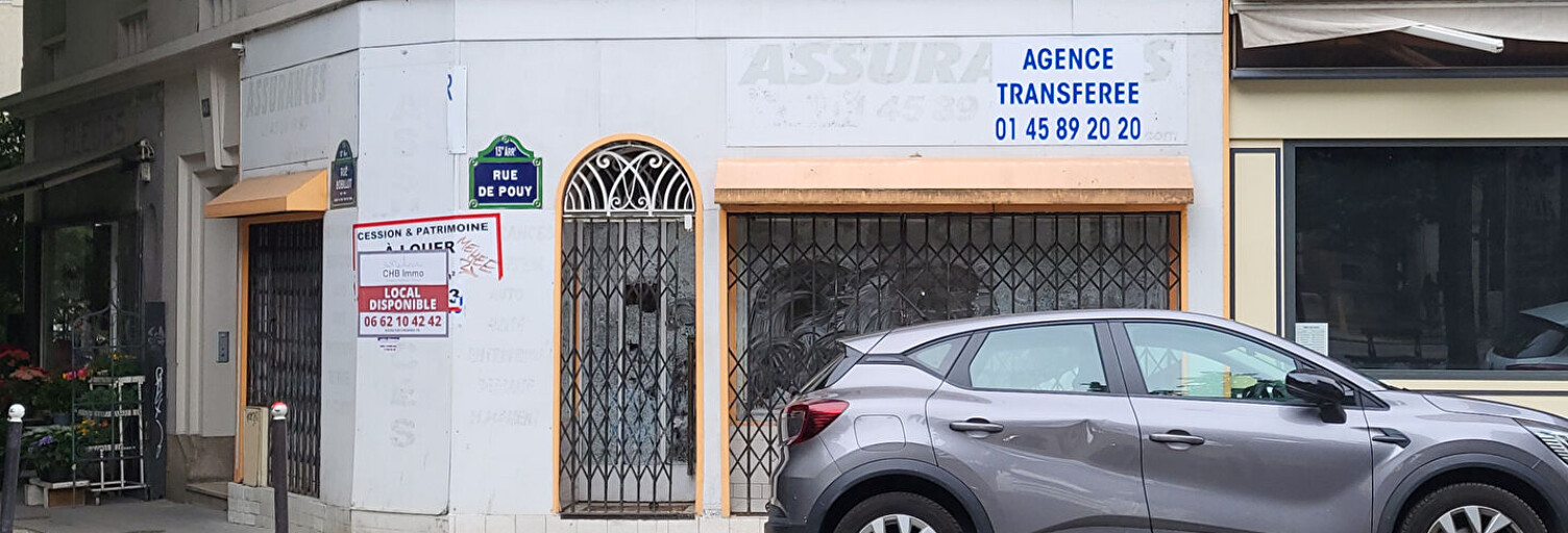 Commerce  37 m² à louer à Paris 13 (75013)