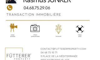 Appartement 2 Pièces 27 m² à vendre à Narbonne (11100)