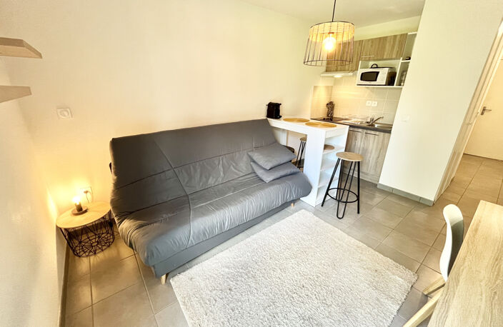 PROCHE CHU - Studio meublé sécurisé récent de 21.09m2 avec p — photo 3
