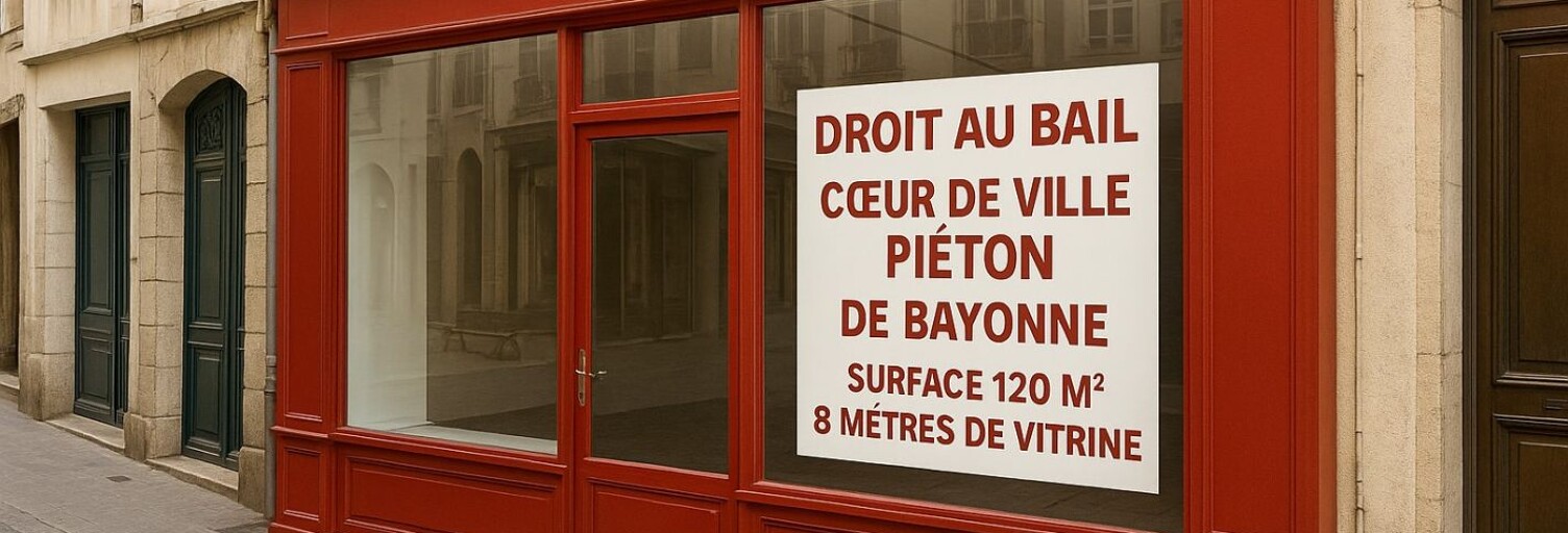 Commerce 1 Pièce 120 m² à vendre à Bayonne (64100)