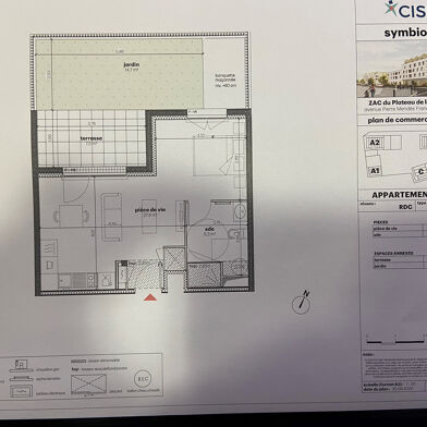 Appartement 1 pièces 607 €
