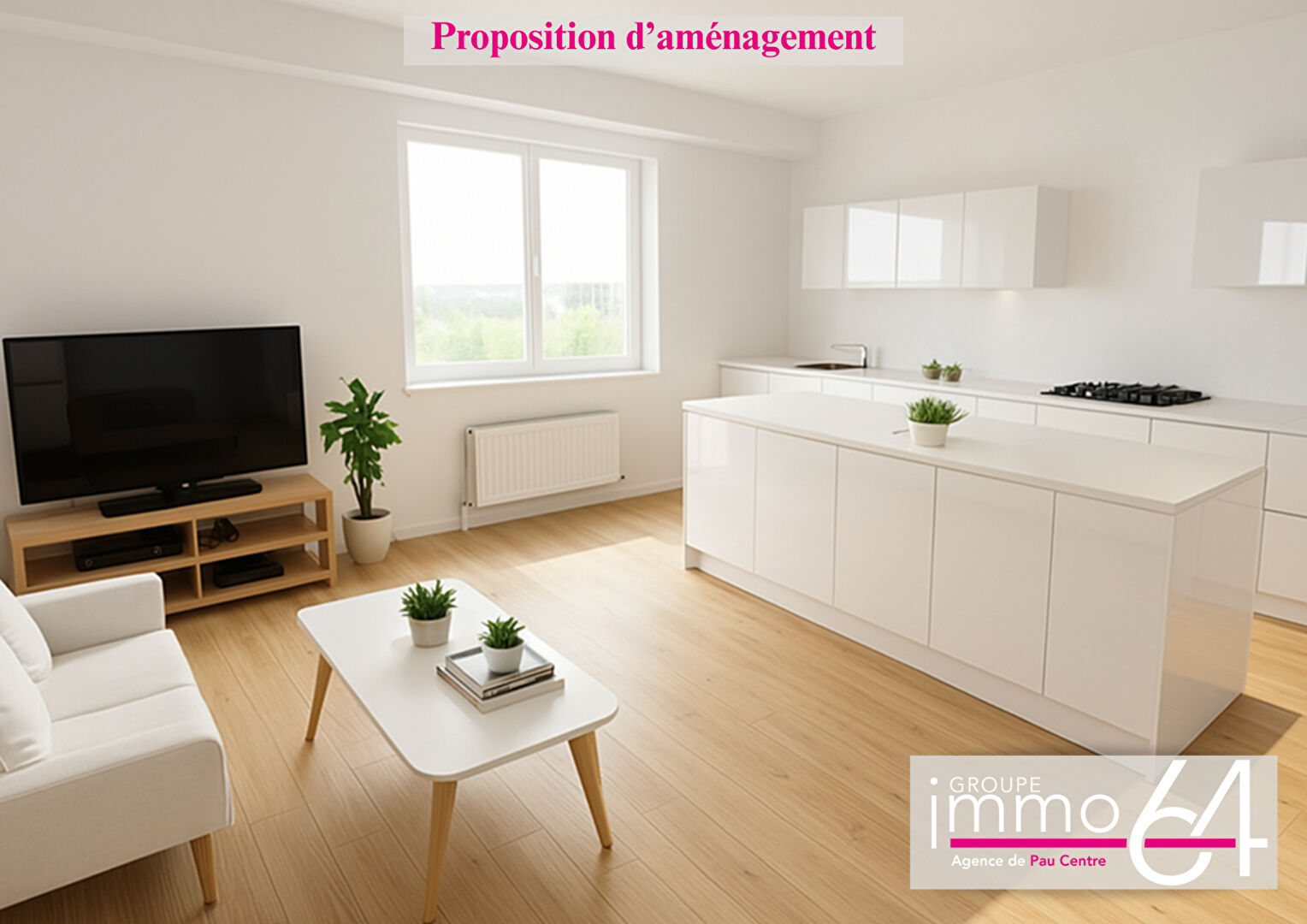 Appartement 3 pièces  à vendre Idron 64320