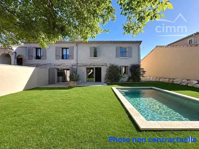 Mas mitoyen rénové (145 m²) – Face au golf de Saumane — photo 1