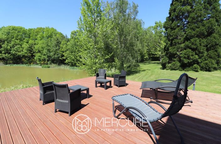 PROPRIETE AVEC ETANG ET MAISONS ANNEXES — photo 5