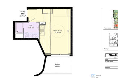 Appartement 1 pièces 464 €