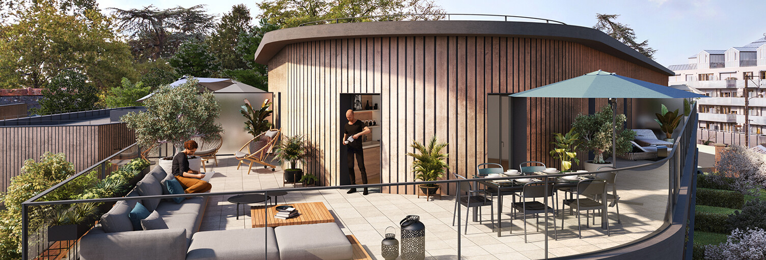 Appartement neuf T2, T3 Pièce 45 à 64 m² à vendre à Bruz (35170)