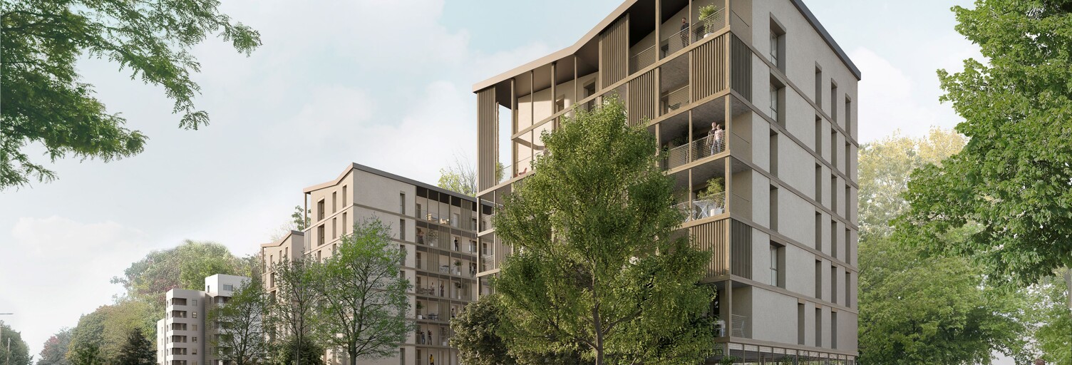 Appartement neuf T2, T3, T4, T5 Pièce 46 à 111 m² à vendre à Rennes (35000)