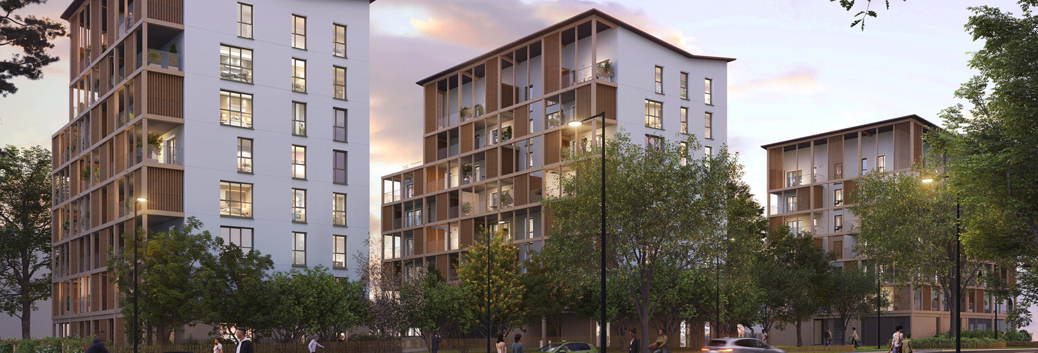 Appartement neuf T2, T3, T4, T5 Pièce 46 à 111 m² à vendre à Rennes (35000)