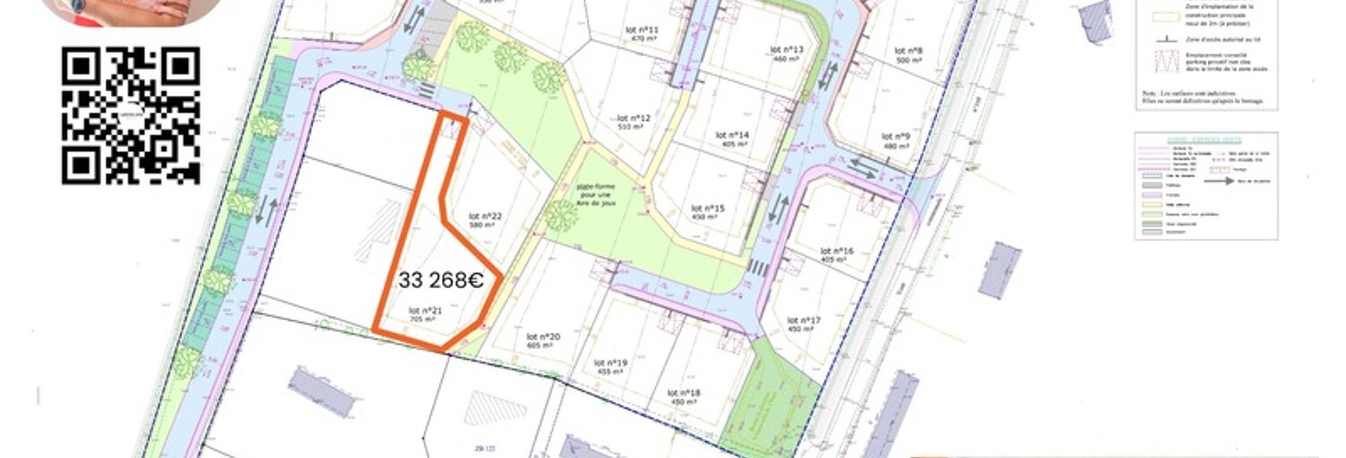 Terrain  704 m² à vendre à Vire Normandie (14500)