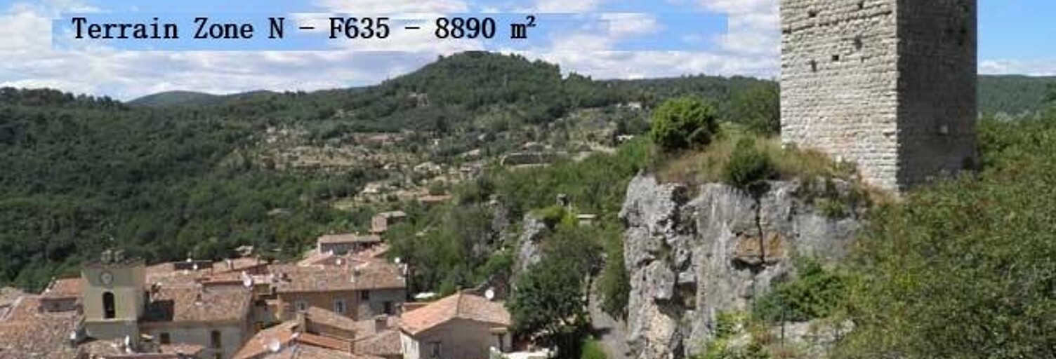 Terrain  8890 m² à vendre à Châteaudouble (83300)