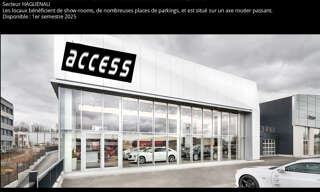 Commerce  2188 m² à louer à Haguenau (67500)