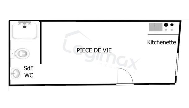 Appartement 1 pièces  à vendre Rochelle (La) 17000