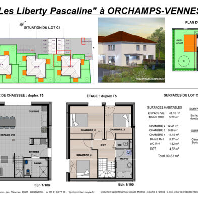 Appartement 5 pièces 296000 €