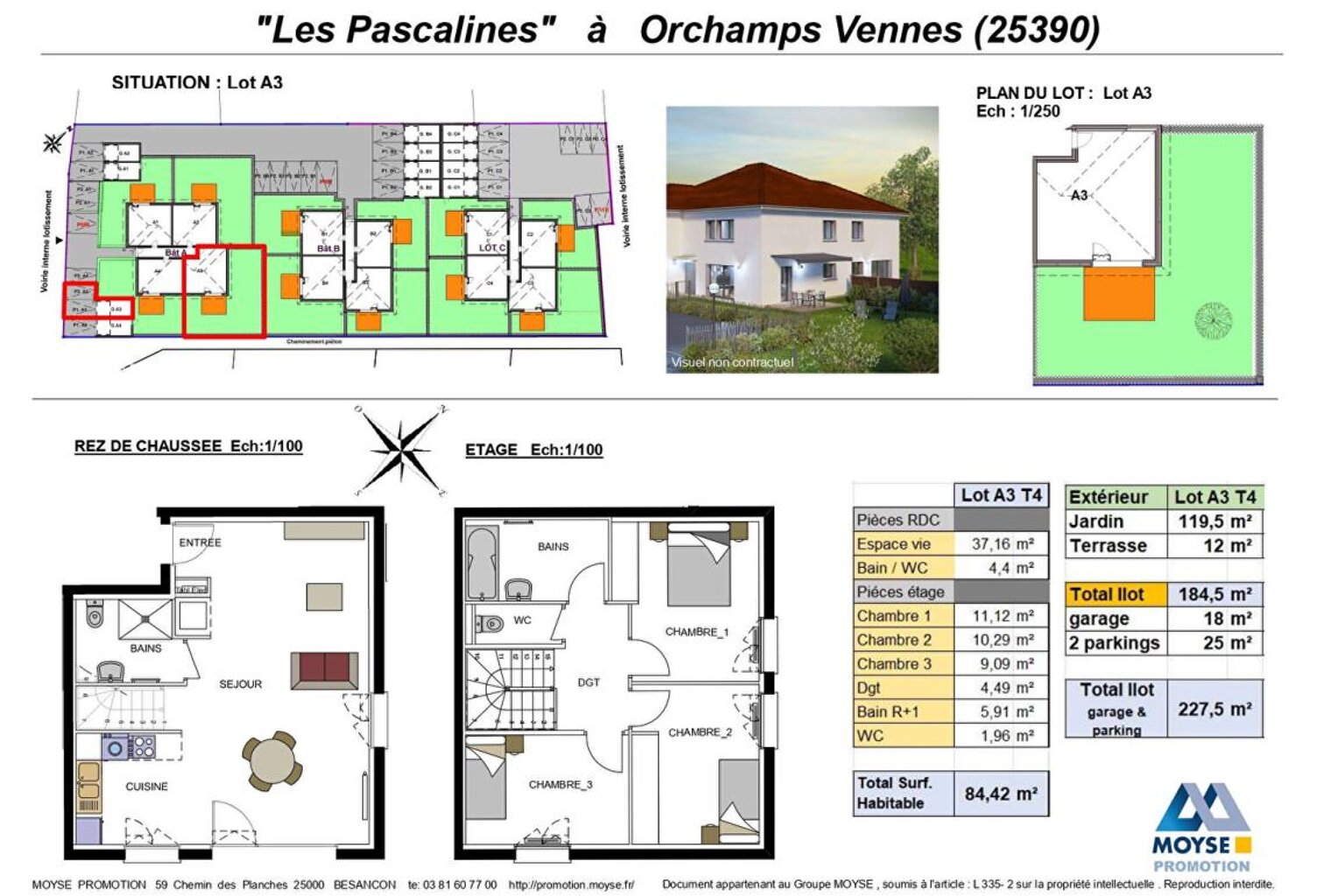 APPARTEMENT 5 PIECES  84.42 m2 289000 EUROS — photo 1
