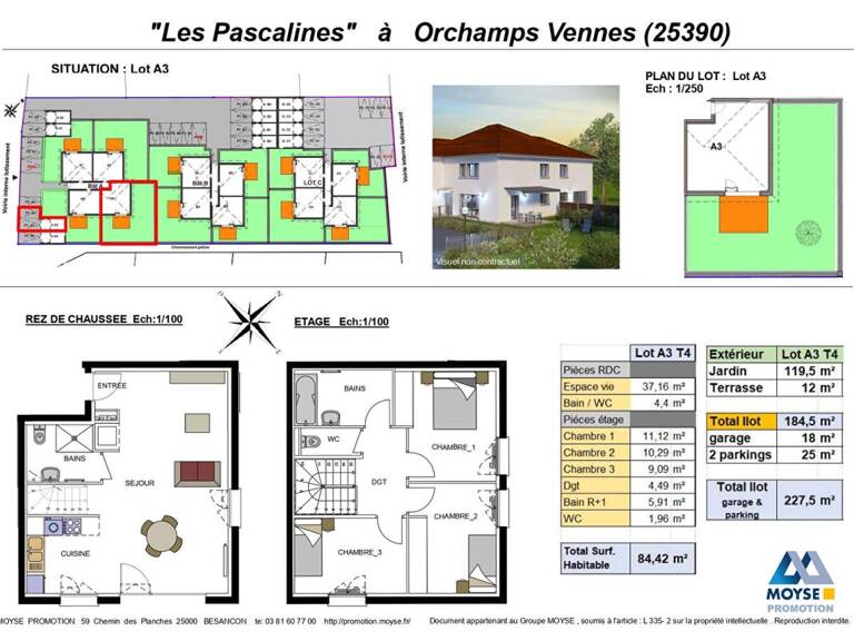 APPARTEMENT 5 PIECES  84.42 m2 289000 EUROS — photo 1