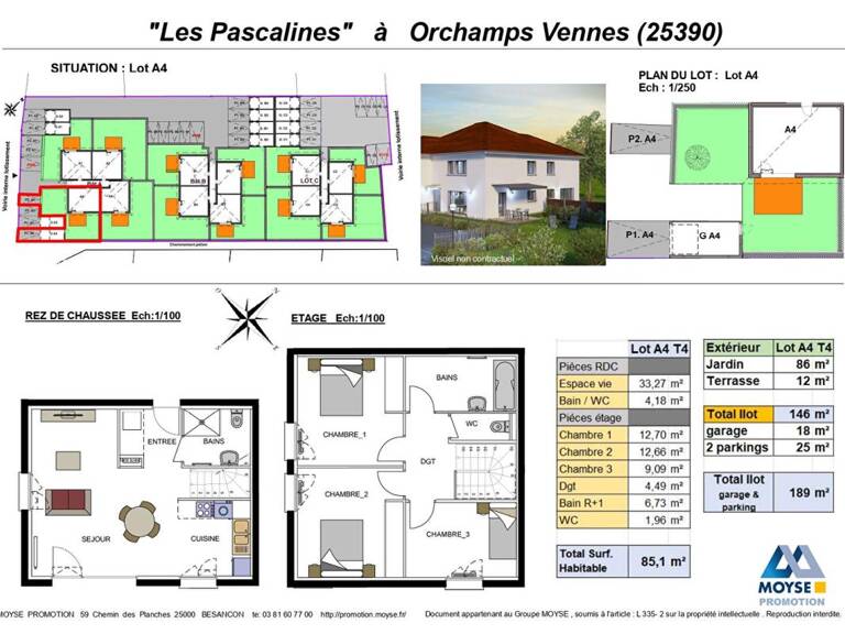 APPARTEMENT 4 PIECES 85.1 m2 291000 EUROS — photo 1