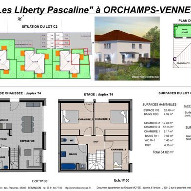 Appartement 4 pièces 276000 €