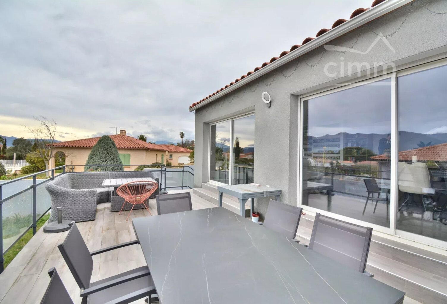 VENTE - BROUILLA - BELLE VILLA RECENTE 3 FACES - 1 ETAGE 7 PIECE — photo 1