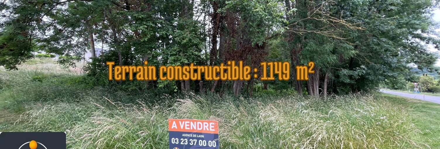 Terrain   m² à vendre à Chamouille (02860)