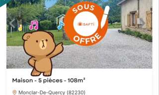Maison 5 Pièces 108 m² à vendre à Monclar-de-Quercy (82230)