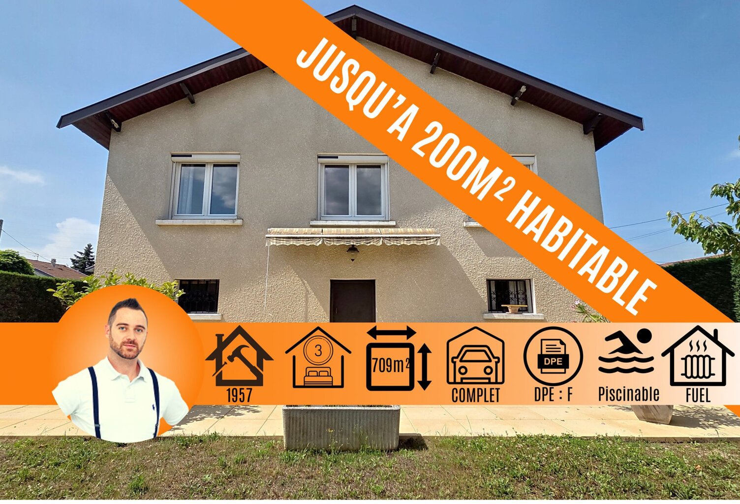 Maison à Rénover sur terrain 709m² — photo 1
