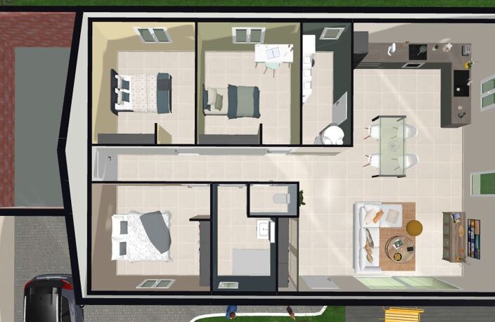 À vendre – Maison Plain-Pied - 3 chambres à Loriol sur Drôme (26270) — photo 2