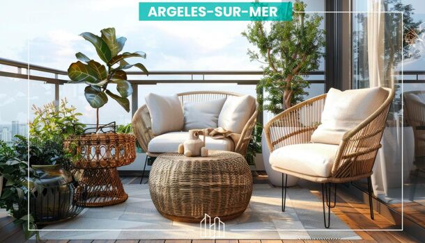 Appartement 3 pièces  à vendre Argelès-sur-Mer 66700