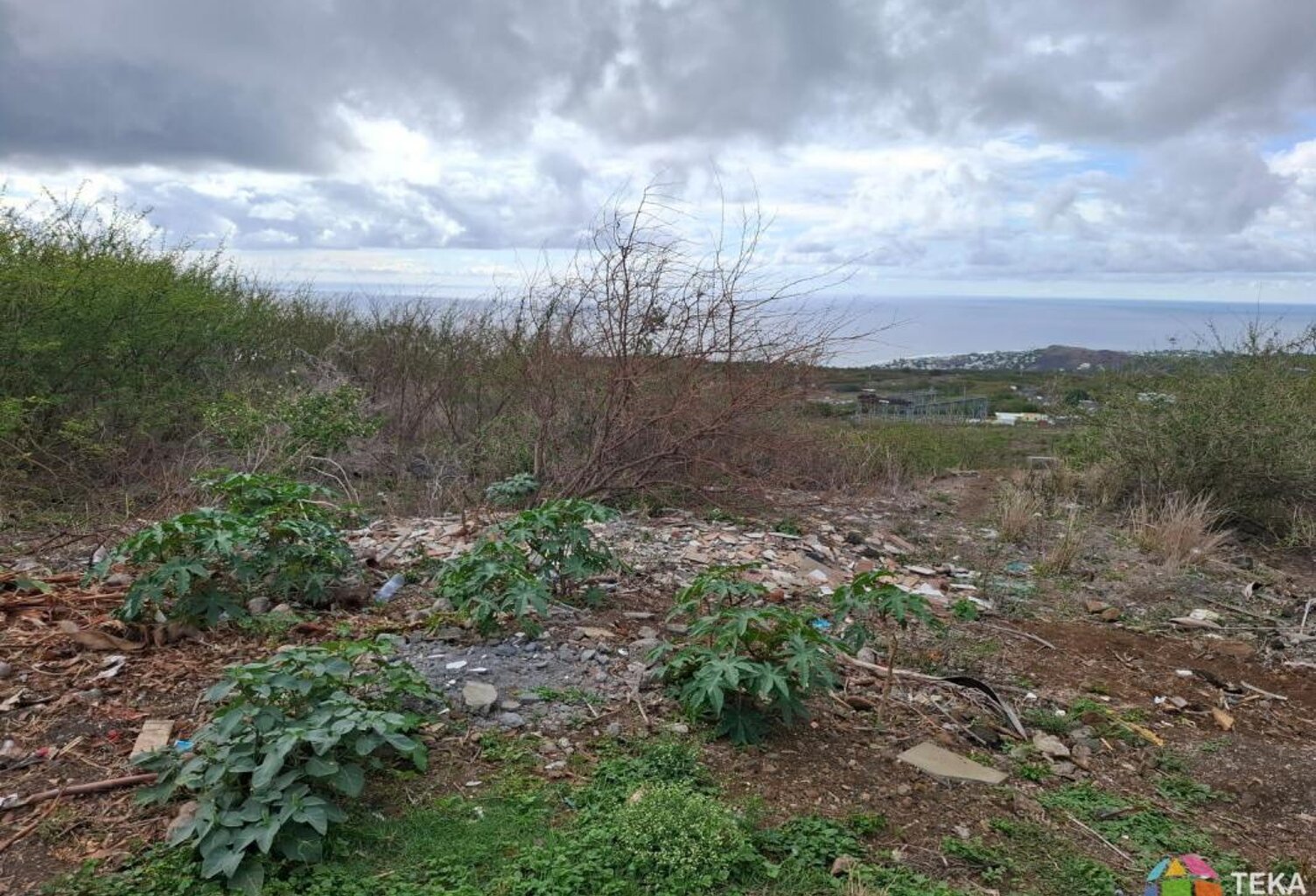 A VENDRE Terrain avec vue sur mer à L’Hermitage-les-Hauts — photo 1
