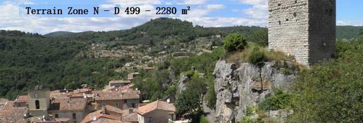 Terrain  2280 m² à vendre à Châteaudouble (83300)
