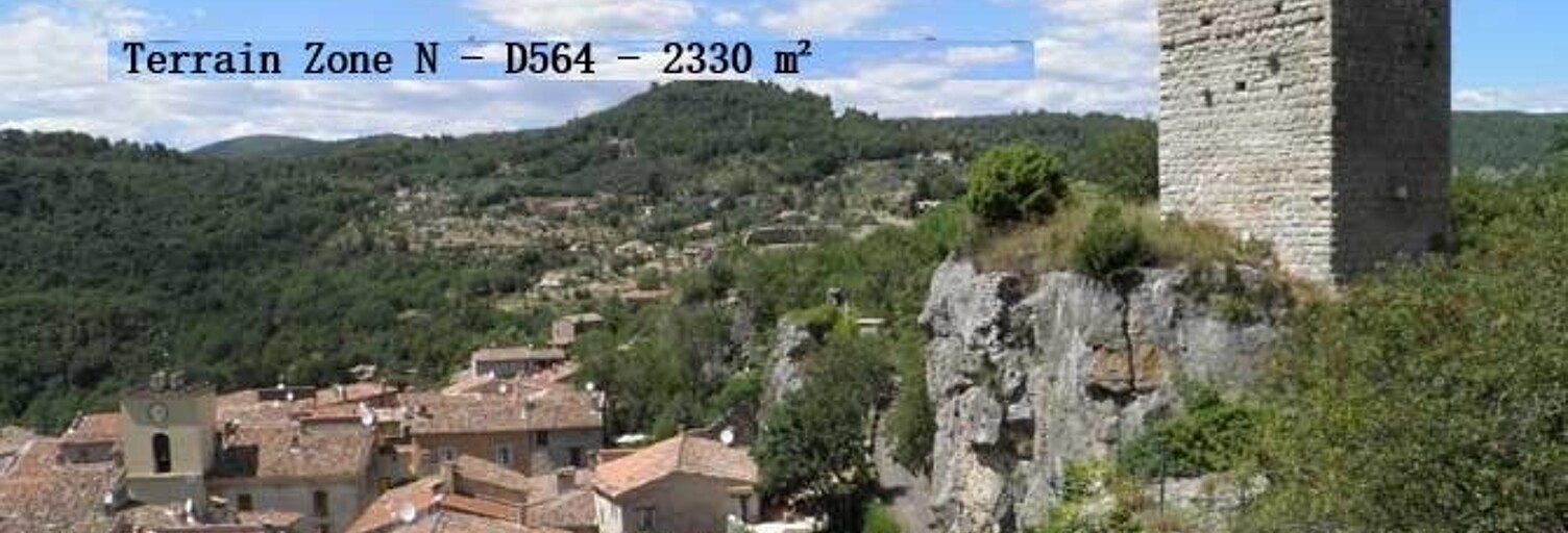 Terrain  2330 m² à vendre à Châteaudouble (83300)