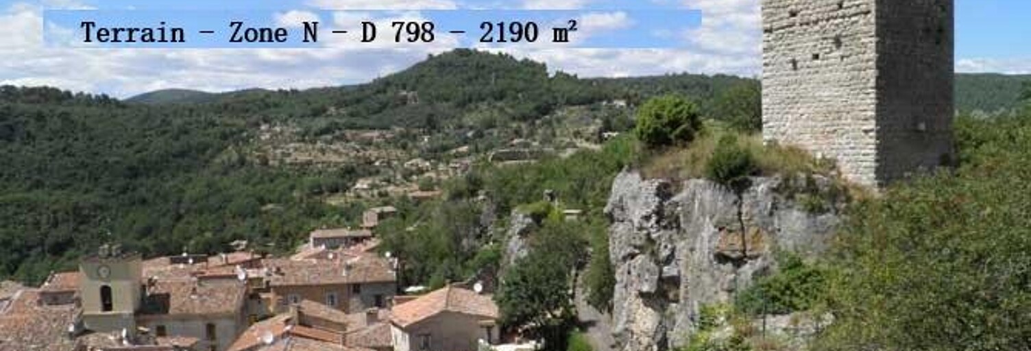 Terrain  2190 m² à vendre à Châteaudouble (83300)