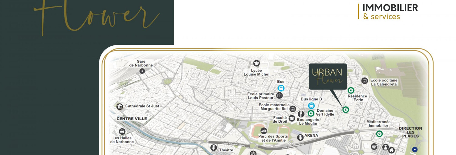 Appartement 4 Pièces 96 m² à vendre à Narbonne (11100)