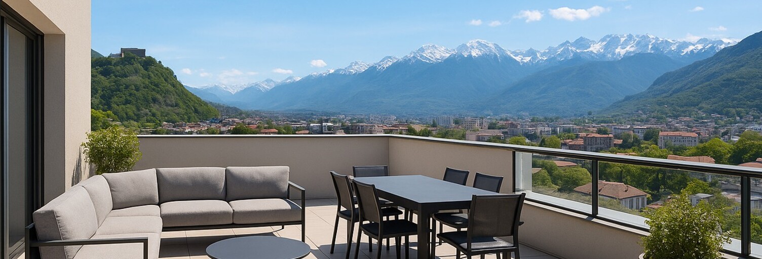 Appartement neuf T2, T3, T4 Pièce 42 à 90 m² à vendre à Grenoble (38000)