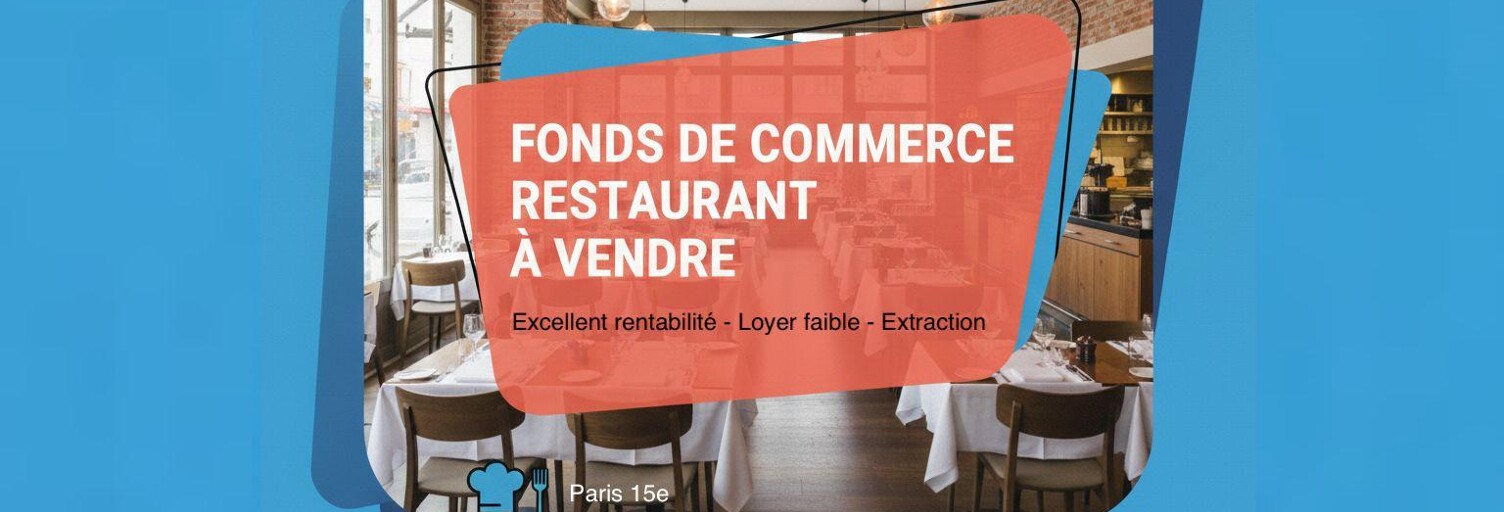 Commerce  100 m² à vendre à Paris 15 (75015)