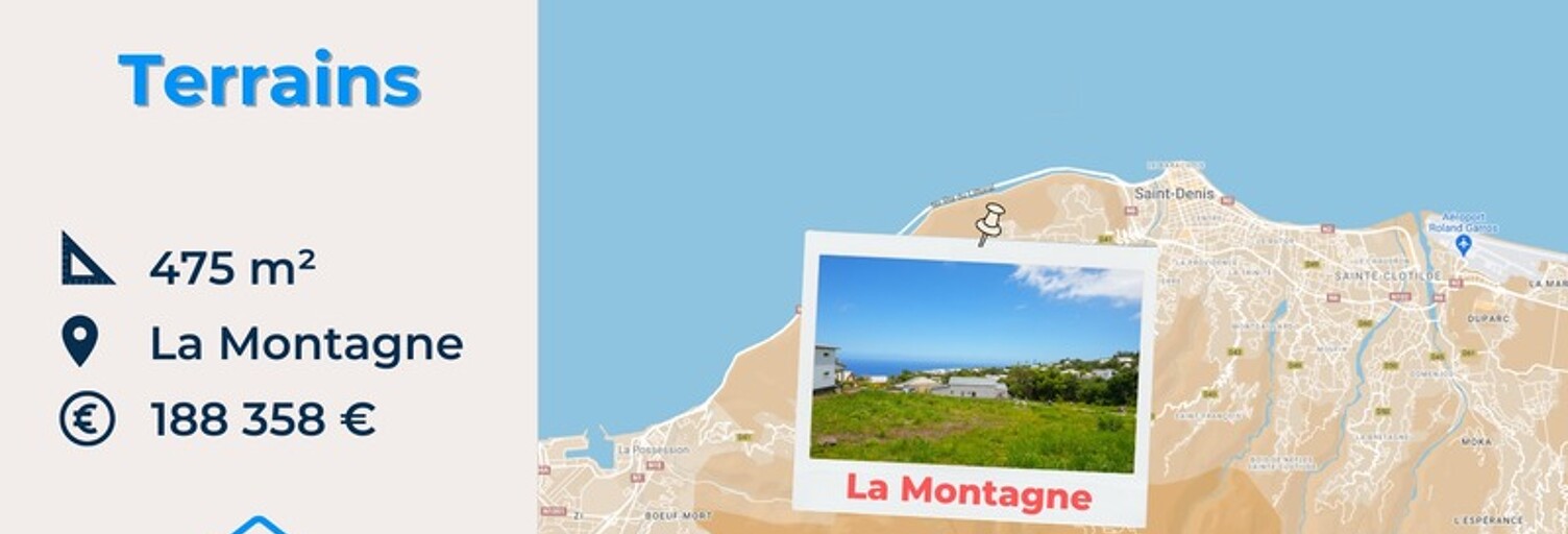 Terrain  475 m² à vendre à Saint-Denis (97417)