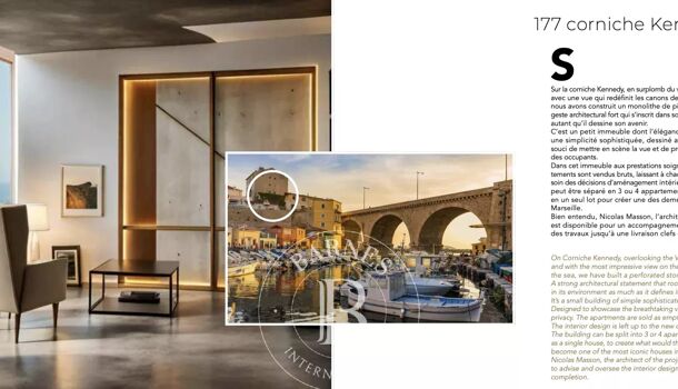 Appartement 2 pièces  à vendre Marseille 7eme 13007