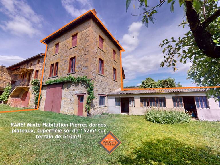 RARE! Mixte Habitation Pierres dorées, plateau, 151m² à aménager terrain de 510m²! — photo 1