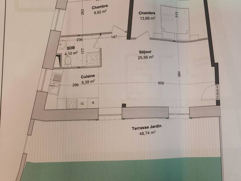 Vente Appartement 3 pièces — photo 1