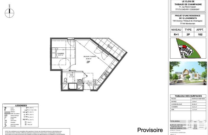 Vente Appartement 2 pièces — photo 2