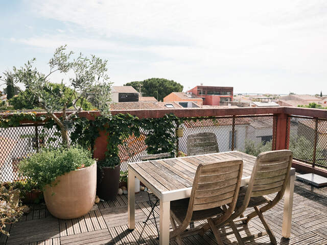 Maison de ville de charme avec vue exceptionnelle sur les arènes de Pérols — photo du bien