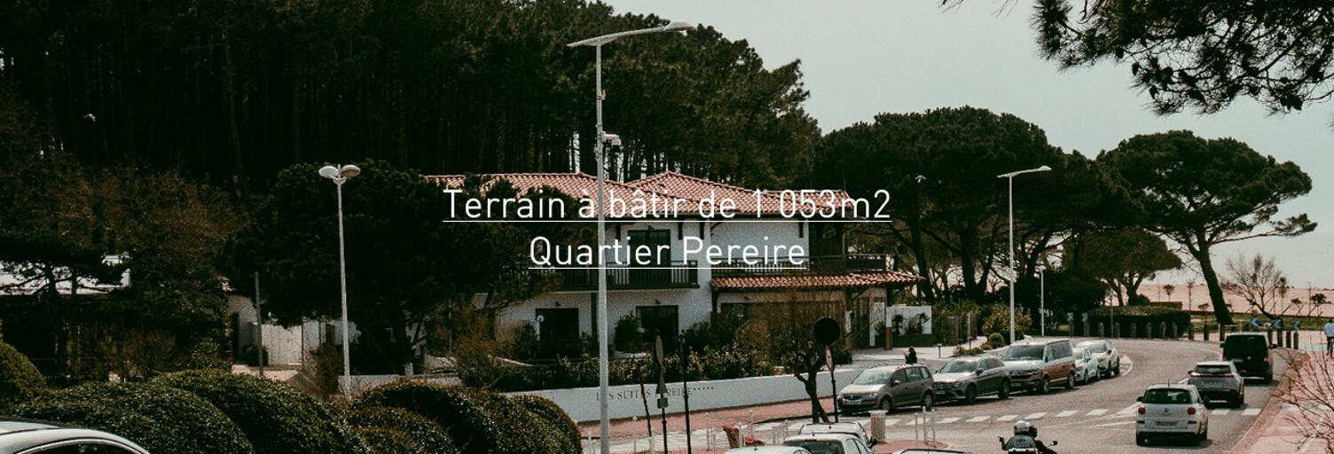 Terrain  1050 m² à vendre à Arcachon (33120)