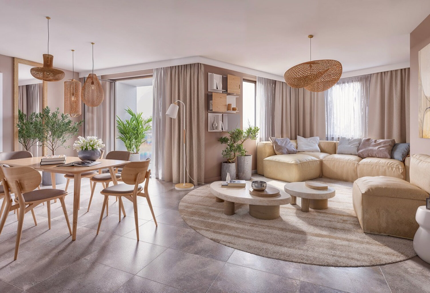 Bel Appartement T4 avec Jardin Privatif et Balcon à Craponne — photo 1