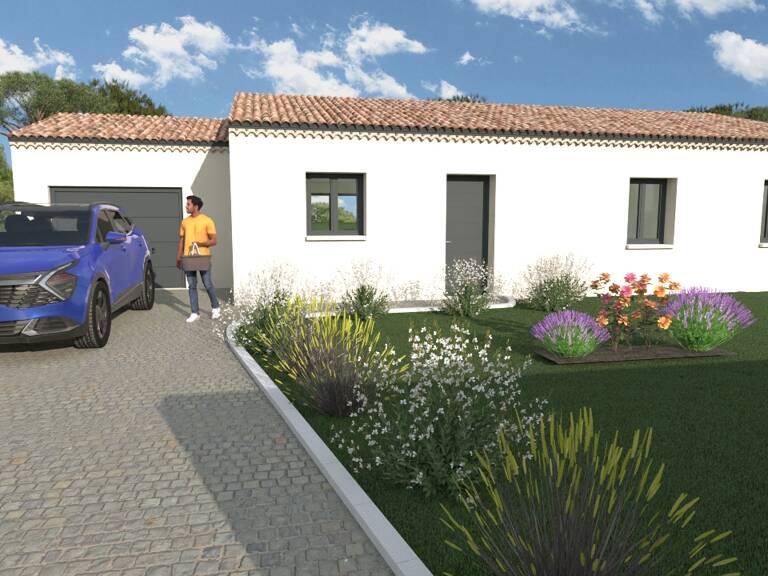  À vendre – Maison de plain-pied 3 chambres à Saint-Paulet-de-Caisson (30130) — photo 1