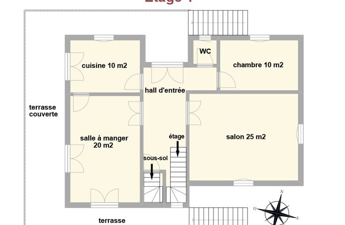 Villa de 144 m2 habitables avec atelier et garage sur un terrain — photo 4