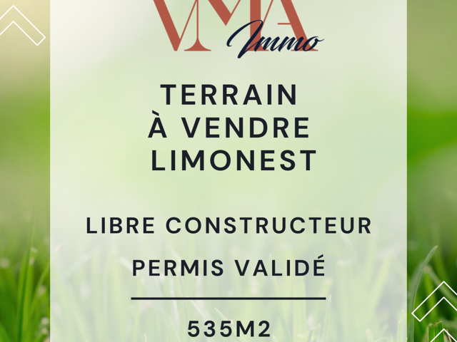 TERRAIN LIMONEST 535 m2 Libre constructeur — photo du bien