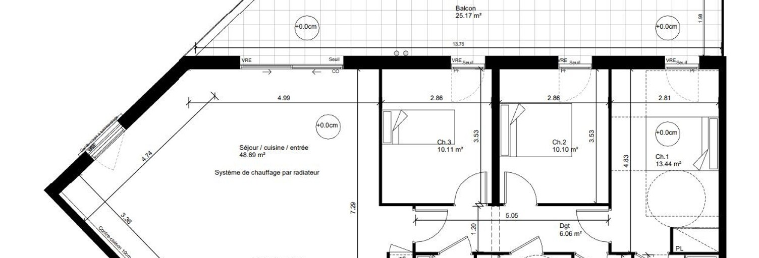 Appartement 4 Pièces 104 m² à vendre à Nantes (44000)