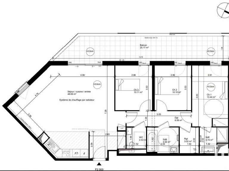 Vente Appartement 4 pièces — photo 1