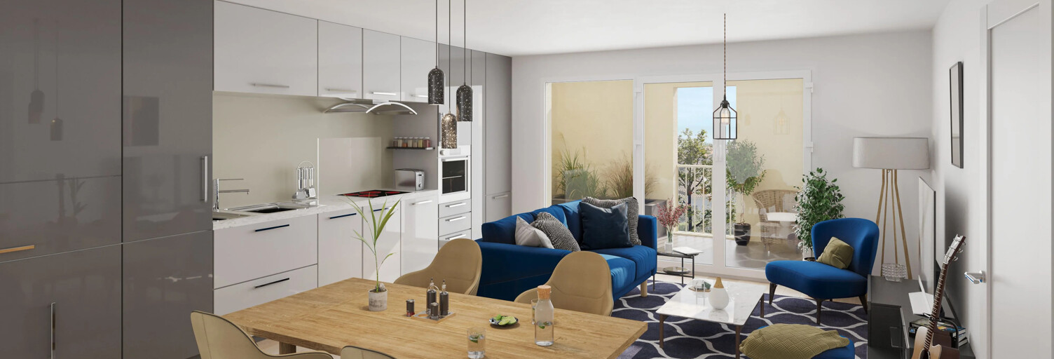 Appartement neuf T3, T4 Pièce 63 à 88 m² à vendre à Biganos (33380)