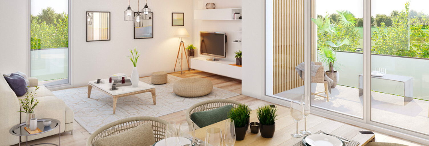 Appartement neuf T2, T3 Pièce 44 à 66 m² à vendre à Carcans (33121)